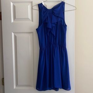 Beautiful royal blue dress with bow back